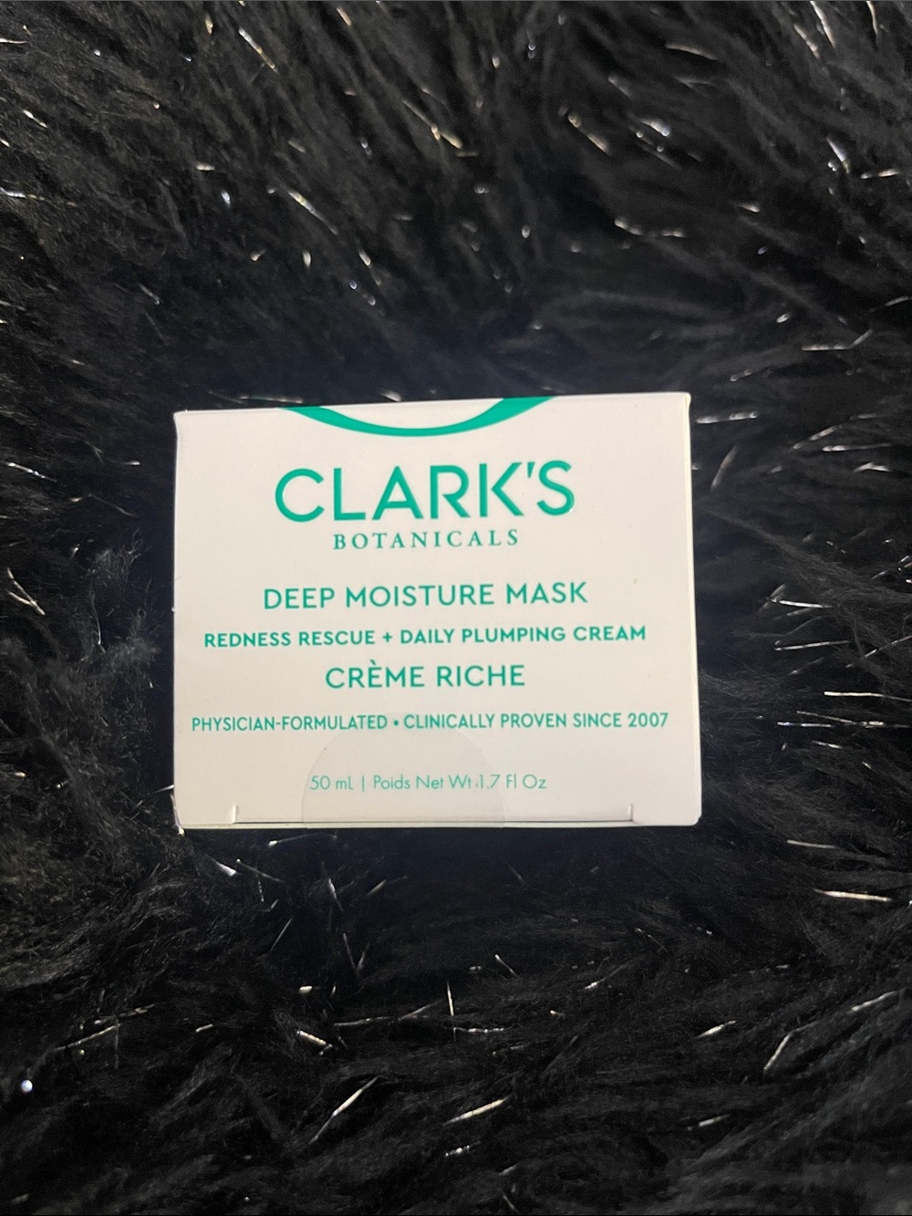 Clark's Botanicals Deep Moisture Mask – White & Teal
